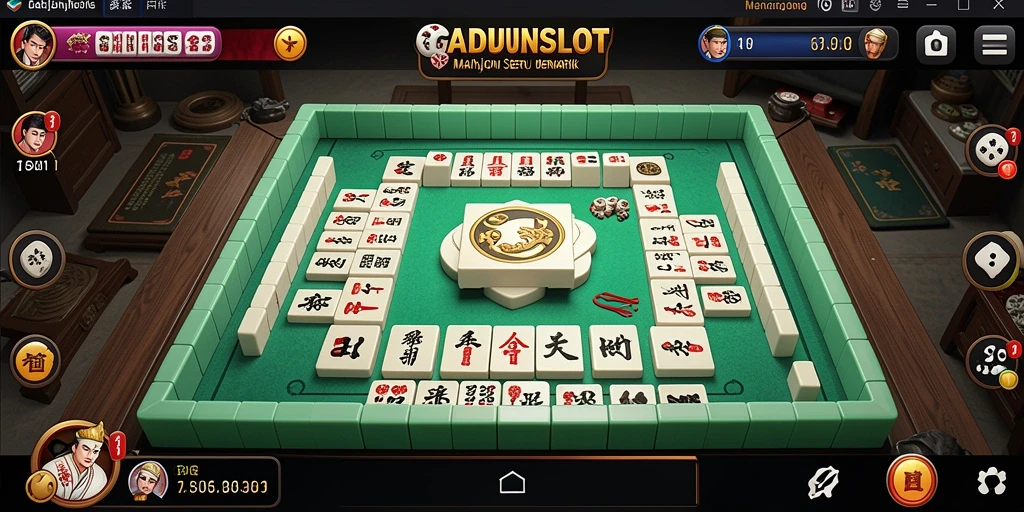 Tampilan menarik GADUNSLOT saat bermain Mahjong.