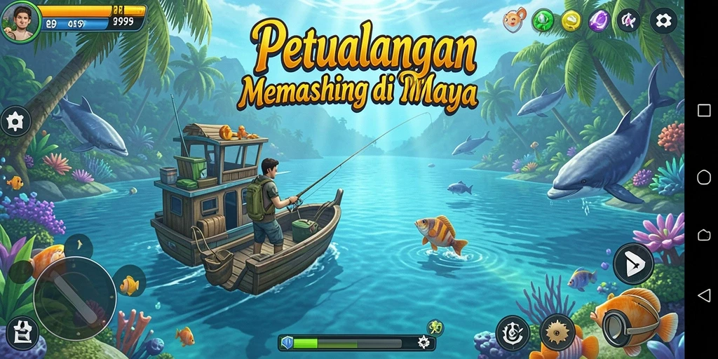 Tangkapan ikan besar di permainan LANGIT99 yang menonjol.