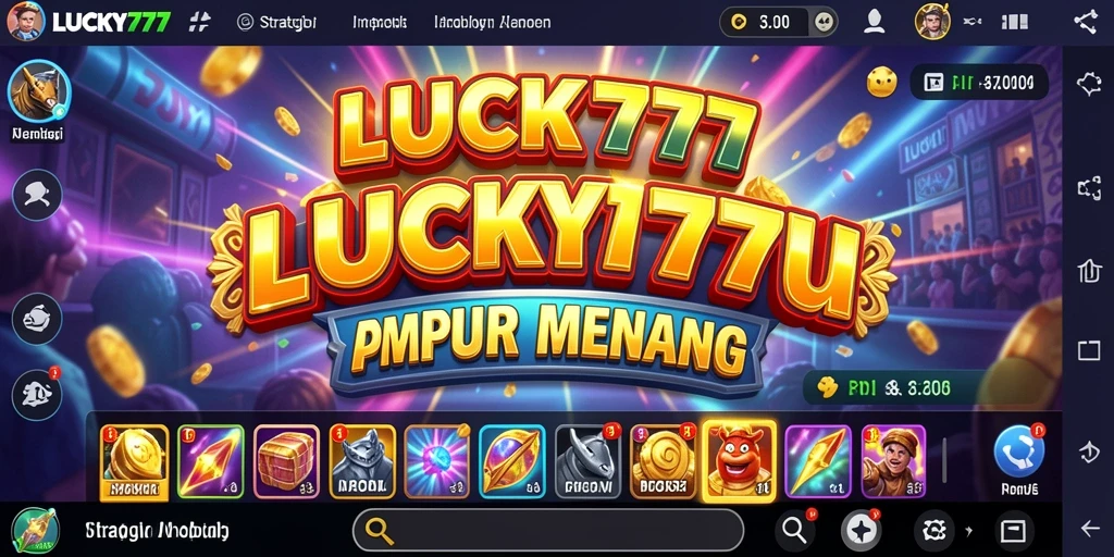 Screenshot gameplay LUCKY777 yang menampilkan strategi mendebarkan