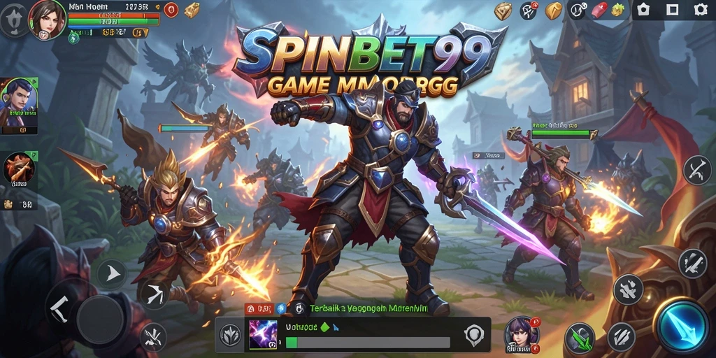Tampilan gameplay SPINBET99 yang menampilkan aksi dan petualangan seru.