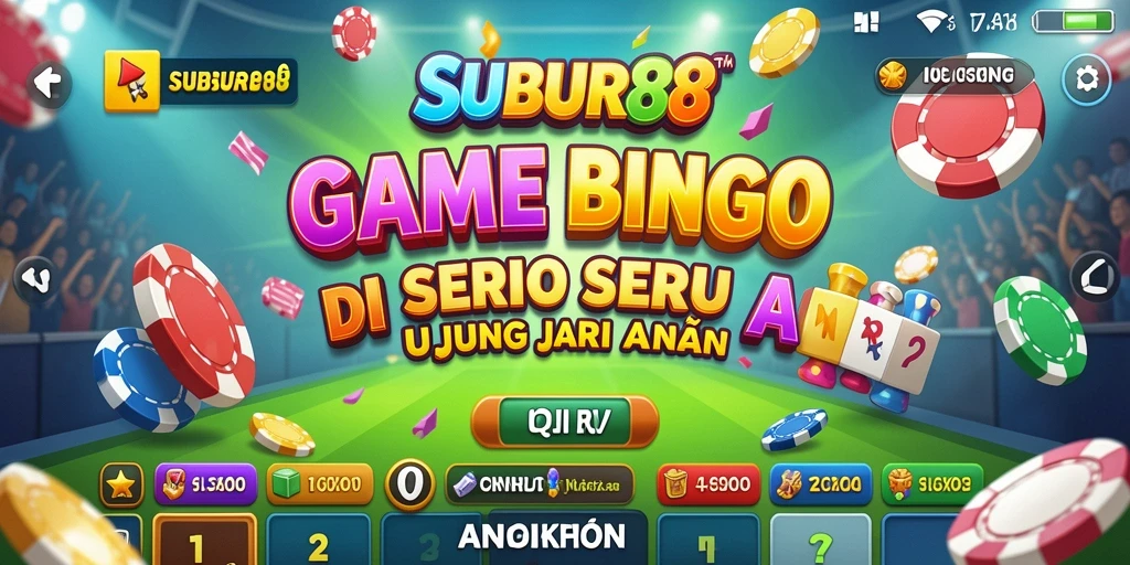 Tangkapan layar SUBUR88 menampilkan pertandingan Bingo yang dinamis dan interaktif.