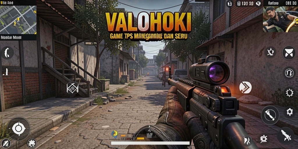 Tangkapan layar VALOHOKI menampilkan gameplay TPS yang seru dan mendebarkan.